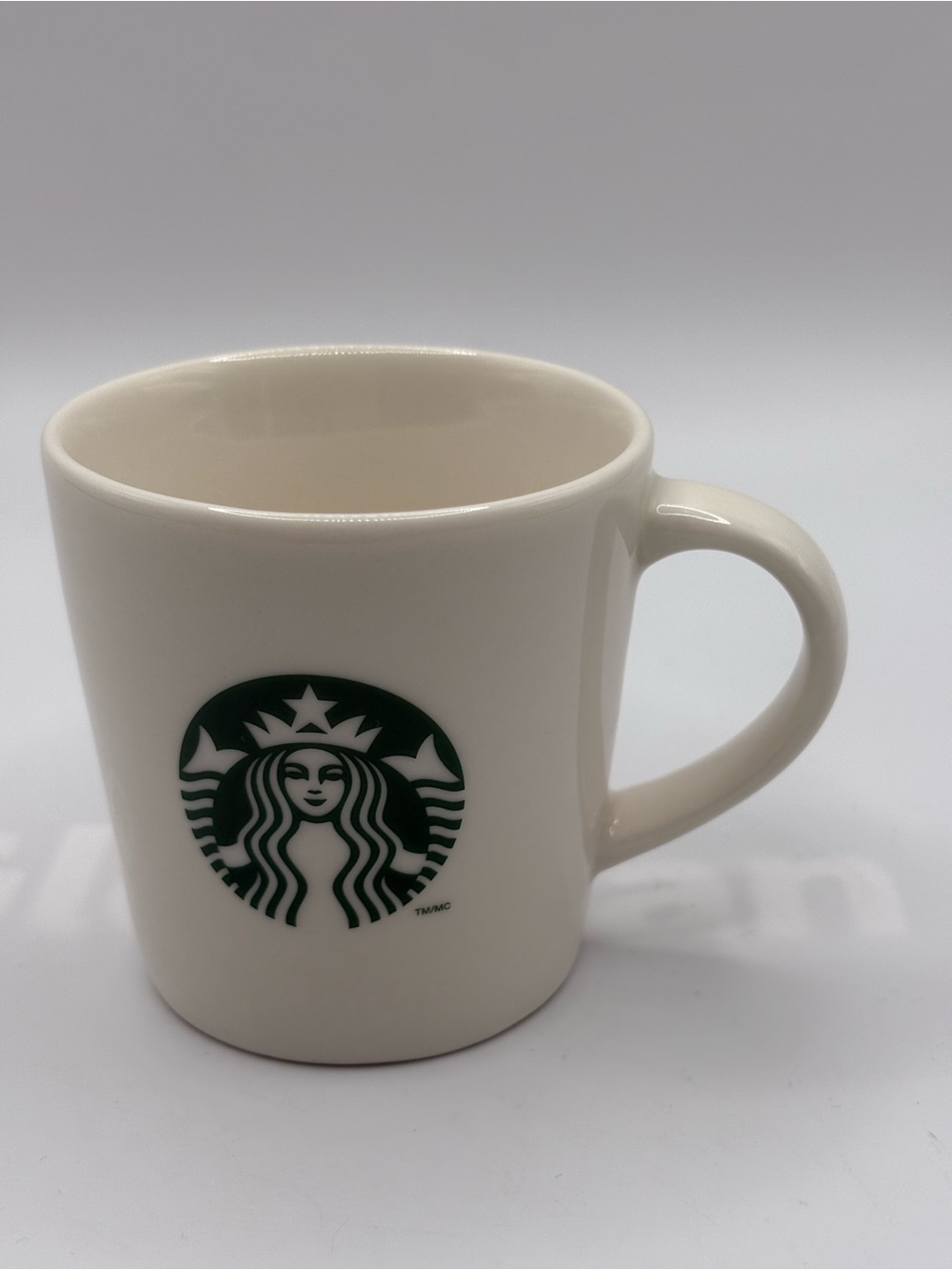 2012 Starbucks Demitasse Espresso Cup Siren White Mini Mug 3 Oz